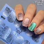 Fashion Nails, Слайдер-дизайн W37