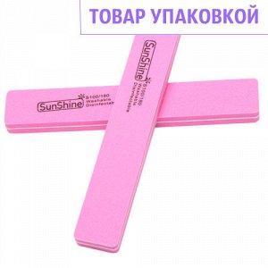 Упаковка Шлифовщик (универсальный, розовый, квадрат, 100/180), SunShine (10 шт)