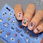 Fashion Nails, Слайдер-дизайн W59