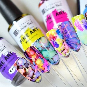 Patrisa Nail, Акварельные капли FINE ART №A1 желтый, 8 мл