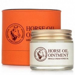 BIOAQUA, Крем для лица с лошадиным жиром, Horse Oil Ointment, 70г