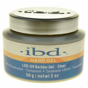 Ibd, Конструирующий гель Hard Gel, прозрачный, 56 гр.