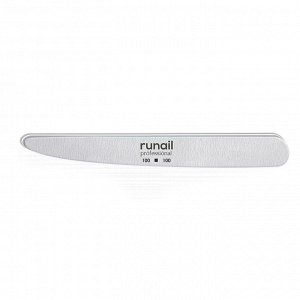 Профессиональная пилка для искусственных ногтей (белая, нож, 100/100), RuNail