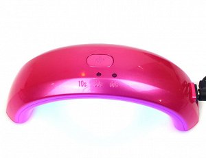 MINI LED LAMP с таймером ярко-розовая