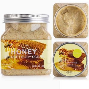 WOKALI, Скраб для тела с Медом Sherbet Body Scrub Honey, 350 мл