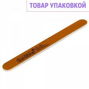 Упаковка SunShine, пилка узкая, 100/180 грит (песочный цвет) (25 шт)