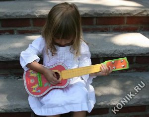 Настоящая детская гитара ТМ"Djeco"(Франция)