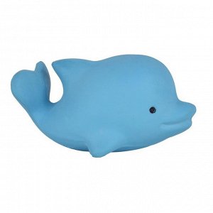 Игрушка прорезыватель/для ванны из каучука Дельфин в подарочной упаковке