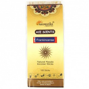 Aromatika Ace Scent Masala благовония Frank Incense ЛАДАН, 100 палочек в уп