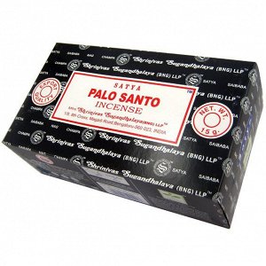 SATYA прямоуг. благовония Palo Santo Священное дерево 15гр. блок 12шт.