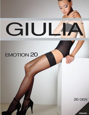 Чулки Emotion  20 (Gulia) тонкие шелковистые чулки с оплетенным эластаном