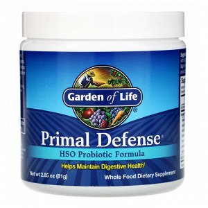 Garden of Life, Primal Defense, Powder, HSO Probiotic Formula, 2.85 oz (81 g)