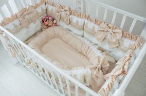 Babynest , гнездышко, кокон для младенца Gold