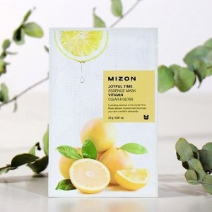 Тканевая маска для лица с витамином С MIZON Joyful Time Essence Mask Vitamin C, 23 г