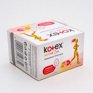 Kotex прокладки ежедневные Active, 16 шт