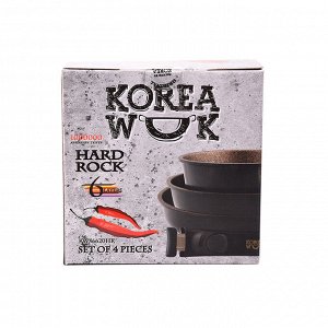 Набор сковородок Korea Wok, KWS6620HR, 26/22/18 см