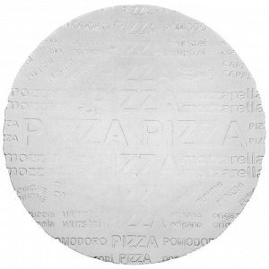 Тарелка 35 см "Пицца", прозрачная