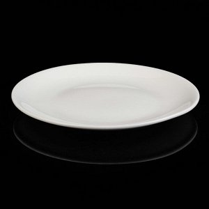 Тарелка обеденная «White Label», d=25 см, цвет белый