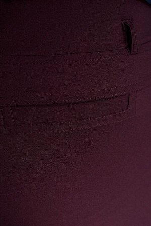 Брюки-1507 Модель брюк: Дудочки; Материал: Искусственный шелк; Фасон: Брюки
Брюки Лайт 7/8 баклажан
Однотонные брюки-стрейч отлично подойдут для повседневного гардероба. Модель отлично сидит за счет к
