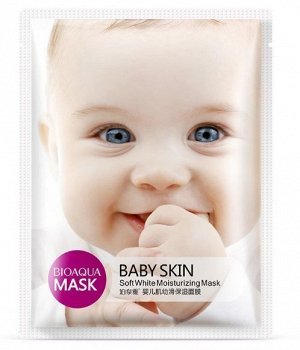 799124 BIOAQUA BABY SKIN Soft White Moisturizing Mask Маска-салфетка для лица, 30 г