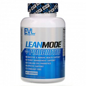 EVLution Nutrition, LeanMode + пробиотик, 120 капсул