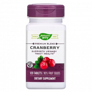 Nature&#x27 - s Way, Cranberry, 120 Tablets