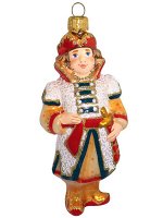 Елочная игрушка из стекла Царевич