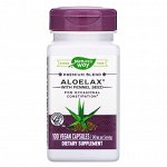 Nature&amp;#x27 - s Way, Aloelax with Fennel Seed, 340 mg, 100 Vegan Capsules
