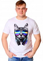 Футболка (кот в очках)