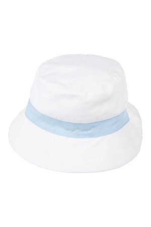 #98958 Шляпка белый,голубой
