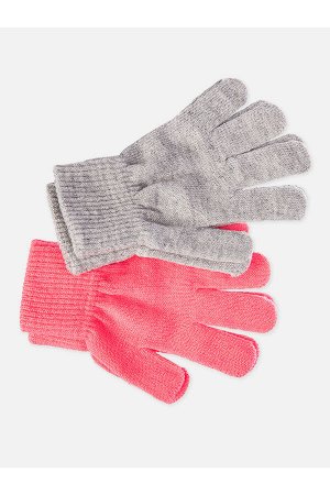 #96929 Перчатки розовый,серый