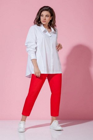 Брюки, рубашка Anna Majewska Артикул: 1368/968R белый+красный