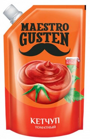 «Maestro Gusten», кетчуп «Томатный», 400г