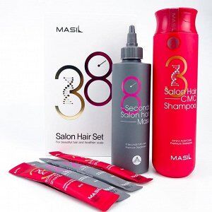 Набор восстанавливающих средств для волос Masil  38 Hair Set Salon, 300мл+200мл+4шт(8мл)