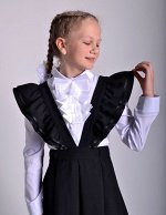 Школьная юбка Карамель черная