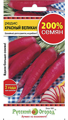 Редис Красный великан (200% NEW) (6г)