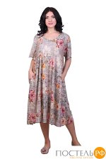 Платье (вискоза) №19-075-4-1 free size(48-54)