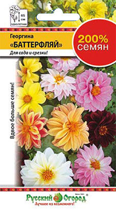 Цветы Георгина Баттерфляй (200%) (0,5г)