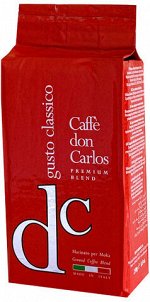 КОФЕ молотый CARRARO DON CARLOS Gusto Classico 250 гр