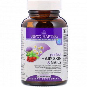 New Chapter, Perfect Hair, Skin & Nails, 60 Vegan Capsules