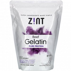 Zint, Beef Gelatin, Pure Protein, 32 oz (907 g)