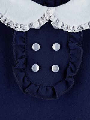 Платье с воротничком (80-92см) UD 1136(1)т.синий