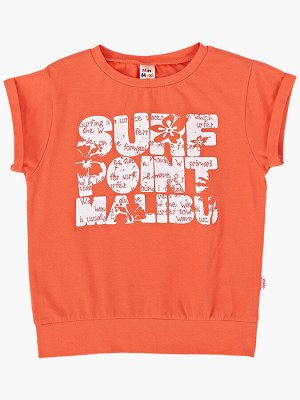 Футболка на манжете (92-116см) UD 0505-2(2) коралловый