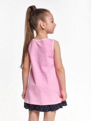 Платье с жабо (98-122см) UD 1374 розовый
