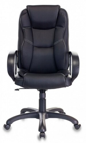 Кресло руководителя Бюрократ CH-839 черный Leather Black эко.кожа крестовина пластик