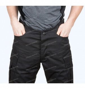 Pants SFU, 92%cotton 8%polyester, black