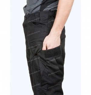 Pants SFU, 92%cotton 8%polyester, black