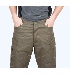 Pants SFU, 92%cotton 8%polyester, olive