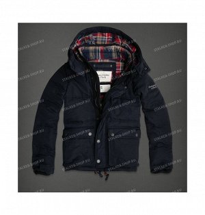 Куртка A&F зимняя, мод. 8001, navy