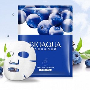 УВЛАЖНЯЮЩАЯ МАСКА  "BIOAQUA" С ЭКСТРАКТОМ ЧЕРНИКИ WONDER, 30 г